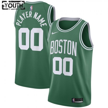 Kinder NBA Boston Celtics Trikot Benutzerdefinierte Nike 2020-2021 Icon Edition Swingman